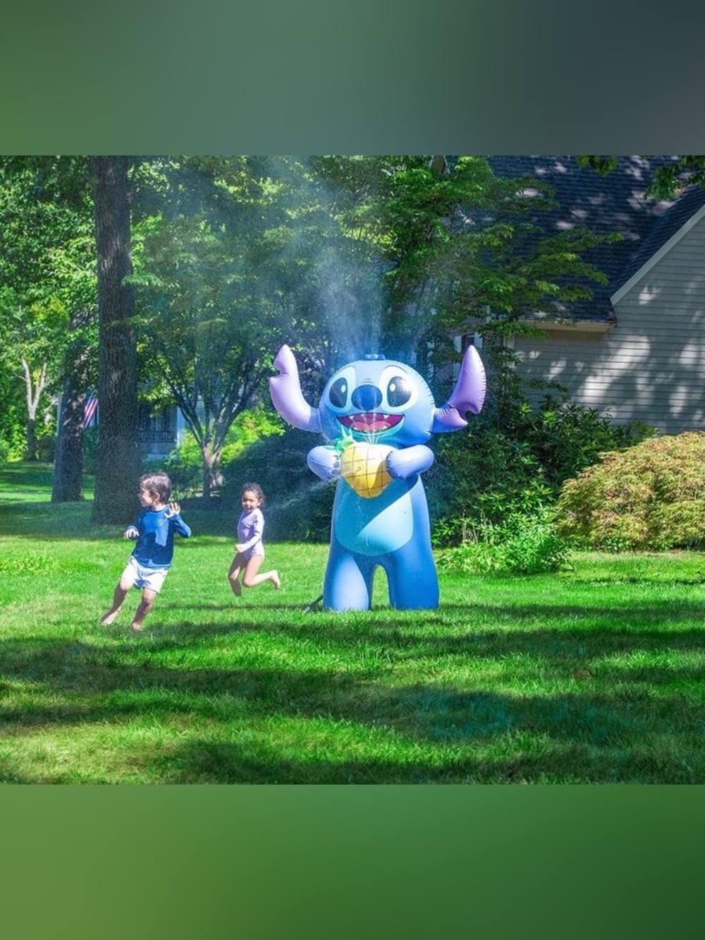 NWT - Little Kids Stitch 6' Inflatable Sprinkler
